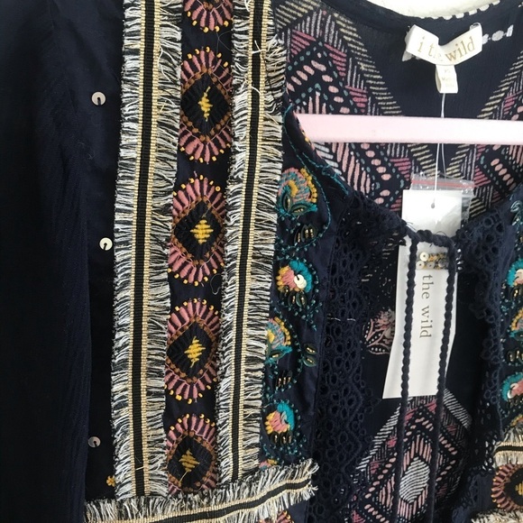 i the wild | Boho Navy “jacket” - Picture 4 of 7